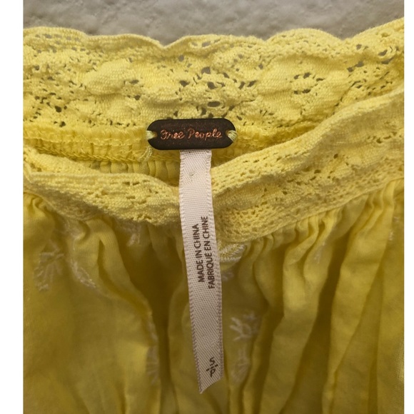Free People Ruffle Yellow Tank - Picture 2 of 5